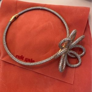 Cult Gaia Bloom Rhinestone Choker